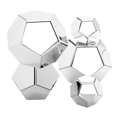 Marvelous Metallics™ Silver Boulder Blocks - 12 Pack -Children School Supplies S985283 0