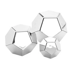 Marvelous Metallics™ Silver Boulder Blocks - 12 Pack -Children School Supplies S985283 2