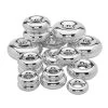 Marvelous Metallic Mirrored Stacking Donuts - 16 Pack
