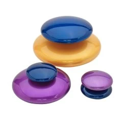 Marvelous Metallics™ Colored Pebbles - 10 Pack -Children School Supplies S985374 2