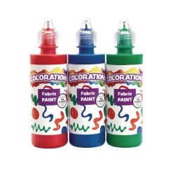Colorations® Fabric Markers, Set Of 12 Colors, Fabric Paint - Set Of 3 Colors -Children School Supplies S987157 2