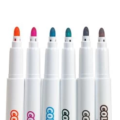 Colorations® Fabric Markers, Primary & Tropical Colors, Total Of 144 Markers 8 Colorations® Fabric Markers, Primary & Tropical Colors, Total Of 144 Markers -Children School Supplies S987164 1