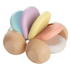 Plantoys Wooden Disk Car - Pastel