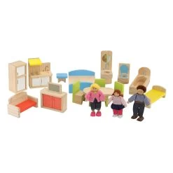 Melissa & Doug Hi-Rise Wooden Dollhouse