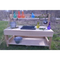 Natural Pre-School Mud Kitchen -Children School Supplies S987984 1