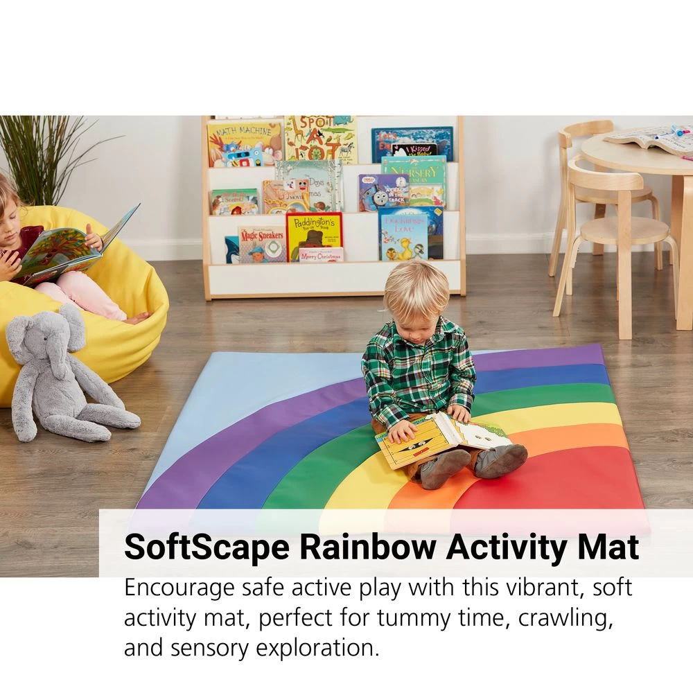 SoftScape Rainbow Activity Mat - Assorted 2 SoftScape Rainbow Activity Mat - Assorted - Image 2