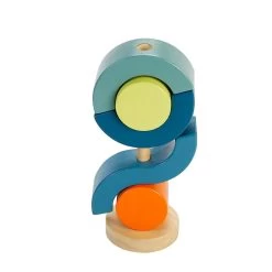 Excellerations® EarlySTEM™ Sustainably Harvested Rubberwood Modern Stackers -Children School Supplies S994254 1