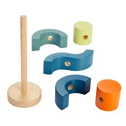 Excellerations® EarlySTEM™ Sustainably Harvested Rubberwood Modern Stackers -Children School Supplies S994254 3