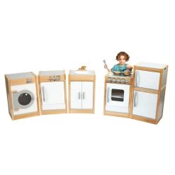 Excellerations® Eco-Friendly Modern Kitchen - Set Of 5 Pieces -Children School Supplies S994637 2