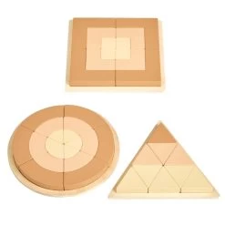 Excellerations® Wooden Attribute Puzzle Collection - Set Of 3
